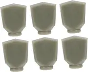 QUMIIRITY Guitar Accessories Kit 6pcs Plastic Tuning Caps Tuner Handles Acoustic Guitar Tuning