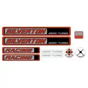 Silverton - Aero Turbo - RED - decal set - old school bmx