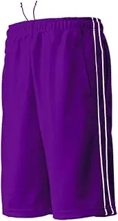 [Wundou] P2080-40 Piping Training Half Pants, Sweat Absorbent, Quick Drying, Jersey, Plum