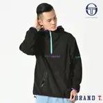 【BRAND T】SERGIO TACCHINI FLEECE ZIP HOODIE 網球 絨毛 連帽 半開襟 帽T