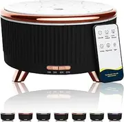 Necomi Essential Oil Diffusers 500ml, Humidifier Aromatherapy Diffusers with Remote Control, Scented Oil Diffusers 7 Colors Lights & 3 Mist Mode for Home Bedroom Office