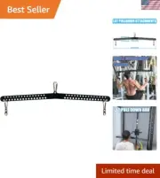 Multi-Grip LAT Pull Down Bar for Home Gym Fitness, Spreader Plate LAT Pulldow...