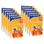 40x Hercules Food Cooking/Roasting Oven Bags Medium 35x48cm Retain Flavour