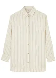 Totême Pinstriped Shirt - Cream - 38 (UK10 / S) 38 (UK10 / S)
