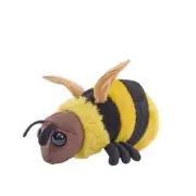 Pocketkins Eco Bee soft plush stuffed toy 5"/13cm Wild Republic