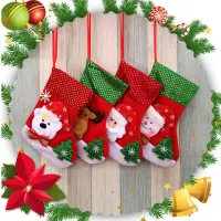 在飛比找樂天市場購物網優惠-【聖誕襪】可愛 聖誕襪 聖誕佈置 聖誕節 耶誕節 聖誕派對 