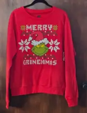 Merry Grinchmas Sweatshirt Unisex Adult Size M Brand New w/Tags