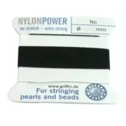 Black Griffin Nylon Bead Stringing Cord #6