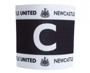 Newcastle United FC Crest Captains Armband (White/Black) - TA12157