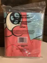 2- VTG Nickelodeon SpongeBob Squarepants Pillowcase Standard 2006 Sealed