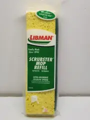 Libman Scrubster Mop Refill 00105 Made In USA NOS Scrubber 103 Sponge Head