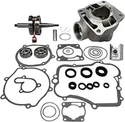 Cylinder Piston Kit Motorcycle Engine Parts Cylinder Crank Gasket Rebuild Crankshaft Kit 85CC Motor Accessory Fit For Yamaha YZ85 Motorbike Engine Rebuild Kits(Complete Set)