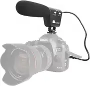 3.5mm External Interview Video Recording Microphone 4 Nikon Canon Camera DSLR DV
