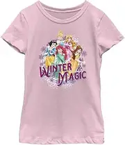 [Disney] Princesses Winter Magic Group Shot Girls T-Shirt