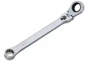 SP Tools SP10628 - Flex Head Wrench Set 8 Piece Metric Double Ring