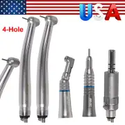 UPS Estilo Dental 4 Agujero Alta y Baja Velocidad M4 Kit de Pieza de Mano de