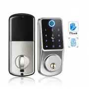 TTlock Wifi Smart Fingerprint Digital digital Tuya Portable Smart Deadbolt Locks