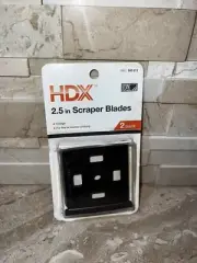 HDX 2.5" Scraper Blades 4 Edge 2 pack