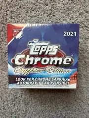 2021 TOPPS MLS CHROME SOCCER SAPPHIRE HOBBY BOX