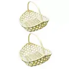 Handwoven Fruit Basket Food Storage Snack Cookies Display Decor Snack Storage