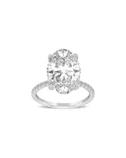 18K 6.65 ct. tw. Lab-Grown Diamond Solitaire Ring
