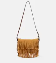 [Isabel Marant] Isabel Marant Leyden Mini fringed suede shoulder bag One Size brown