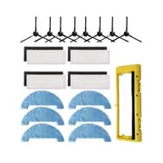 For 360 C50 Robot Vacuum Cleaner Main Side Brush Mop Hepa Filter Accessories Kit