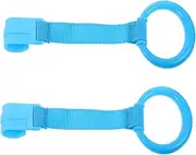 TOYANDONA 2pcs Baby Pull Rings Toddler Crib Hanging Rings for Learning Stand up Walk