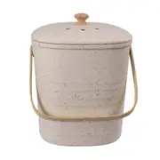 Avanti Bamboo Square Compost Bin White 9L
