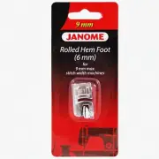 SwiftHem 6mm: Precision Rolled Hem Foot for 9mm Stitch Width Machines