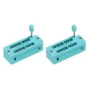 Universal IC Test ZIF Socket 18 Pin 2.54mm Pitch, 2 Pack
