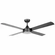 Eglo Stradbroke 52" DC Ceiling Fan with 20W LED Tri Colour & Remote Control-Black