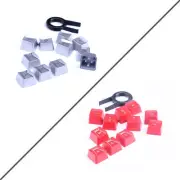 Red Silver 11 keycaps for Logitech G910/810/G413/G310/K840/G613 Romer-G Keyboard