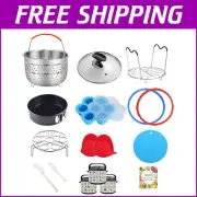 Essential Instant Pot 8 Quart Accessory Collection: Non-Stick & Dishwasher Safe
