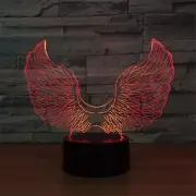 Piano 3D Illusion Night Light 7 Colors Change Touch Lamp for Bedroom Gift