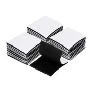 36set Hook and Loop Strips with Adhesive 2"x2" Hook and Loop Tape Sticky Black