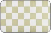Yellow and White American Plaid Summer Cooling Blankets Self Cooling cat Blankets for Indoor Cats for Animals Cozy Sleeping pet Summer tapete refrescante para mascotas M