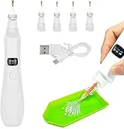Electric Diamond Painting Pen, Diamond Art Pen Kits for Adults, with Vacuum Pump – 3 Adjustable Suction Mode with 4 Replacement Tips, Faster DIY Art Pickup Tool Kit (1pc)