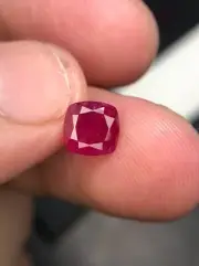 1.55 Cts Natural Untreat Ruby Purplish Red Color loose gemstone From Afghanistan