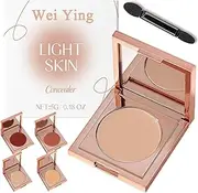 Colored Clay CC Undereye Corrector, Under Eye Concealer, colored clay cc undereye corrector and Brush, Under Eye Color Corrector for Dark Circles(Natural color)
