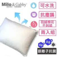 在飛比找momo購物網優惠-【Milo&Gabby】動物好朋友-超細纖維防蹣大枕心(超值