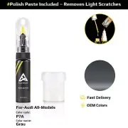 Touch Up Paint For Audi All Models P7A Grau With Polish Paste