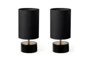 Sherwood Set of 2 Billie Table Lamp Black