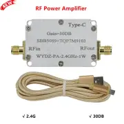 SBB5089+TQP7M9103 2.4GHz Microwave RF Power Amplifier Module 30DB w/ Cable