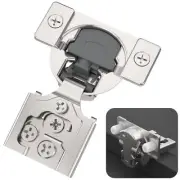 10 Pack 1/2" Overlay 3D Soft Close Concealed Kitchen Cabinet Hinge for Face F...