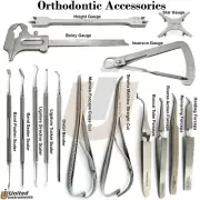 Ortho Bracket Positioning Bonding Forceps Measure Gauge Matheiu Ligature Scaler