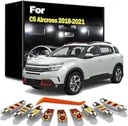 12Pcs Led Interior Map Dome Trunk Light Kit, For C5 Aircross 2018 2019 2020 2021 LED Bulbs