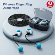 Wireless Jump Rope Adjustable Length Ring Cordless Skipping Home Fitness 2 in 1