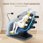 HOMASA Massage Chair Shiatsu Electric Full Body Recliner Heating 3 Level Massage