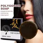 Man Gray Reverse Bar, Natural Hair Darkening Bar Polygonum Soap New~ K0D4